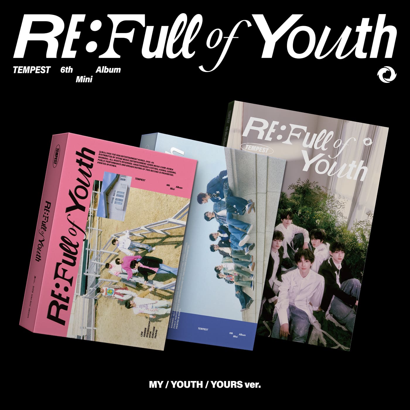 TEMPEST 6th Mini Album RE : Full of Youth – album (MY (PINK) / / ) | HobiEgo