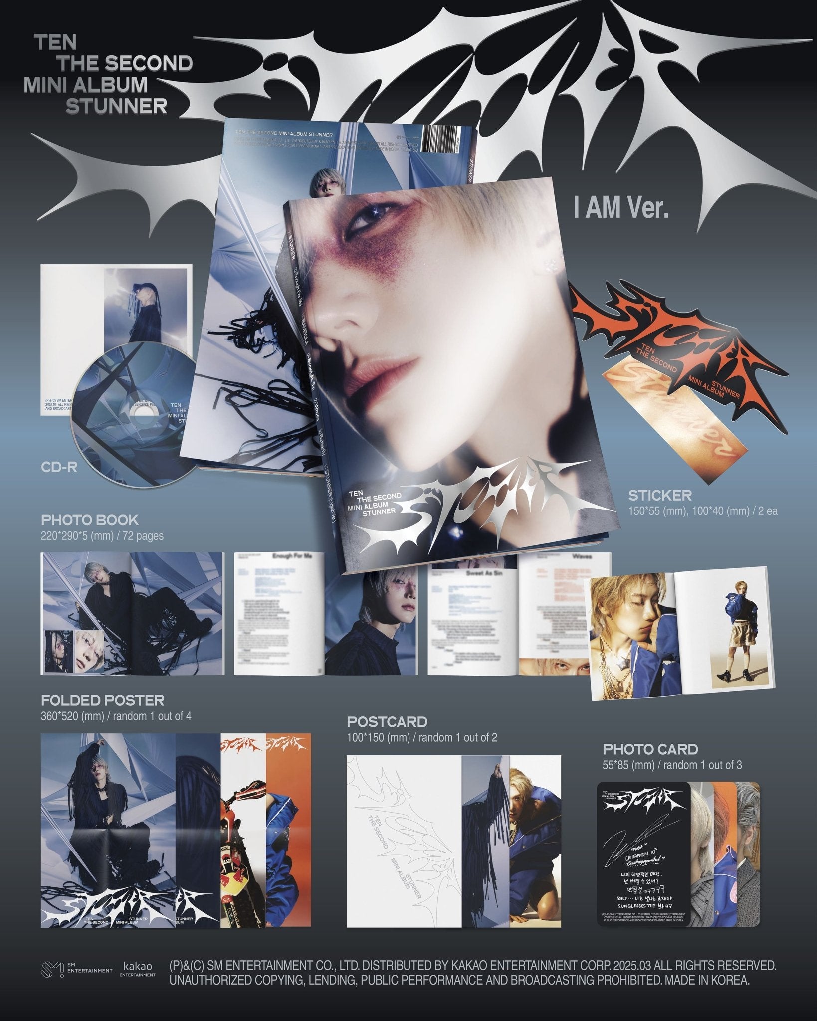 TEN 2nd Mini Album STUNNER (I AM Version) – album ( / / ) | HobiEgo