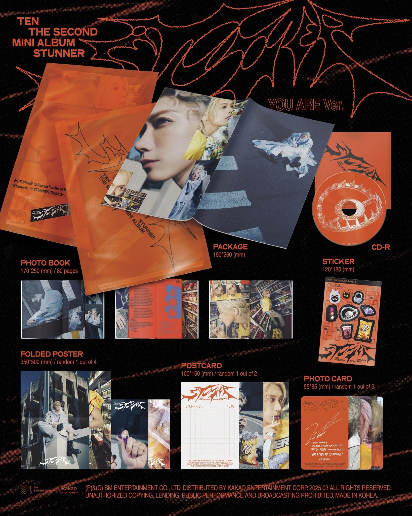 TEN 2nd Mini Album STUNNER ((YOU ARE Version) – album ( / / ) | HobiEgo