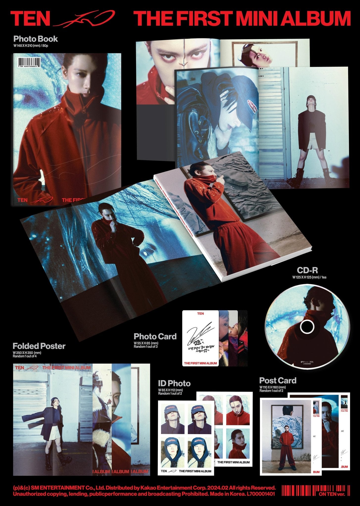 TEN (WayV) 1st Mini Album TEN (ON TEN Version) – album ( / / ) | HobiEgo