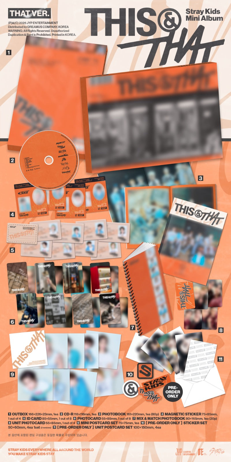 PRE-ORDER Stray Kids 10th Mini Album THIS & THAT + Aladin POB