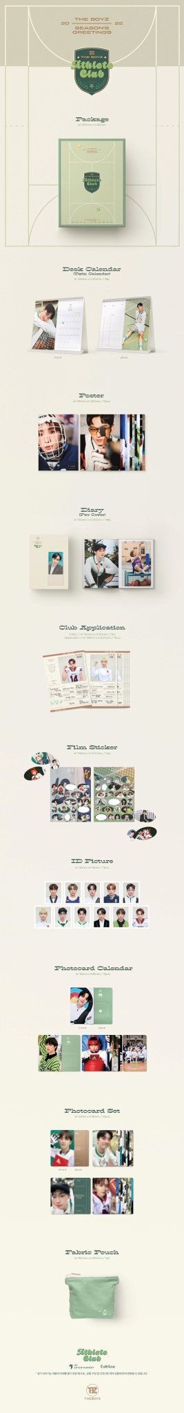 THE BOYZ 2022 Season's Greetings Athlete Club – Season's Greetings ( / / ) | HobiEgo