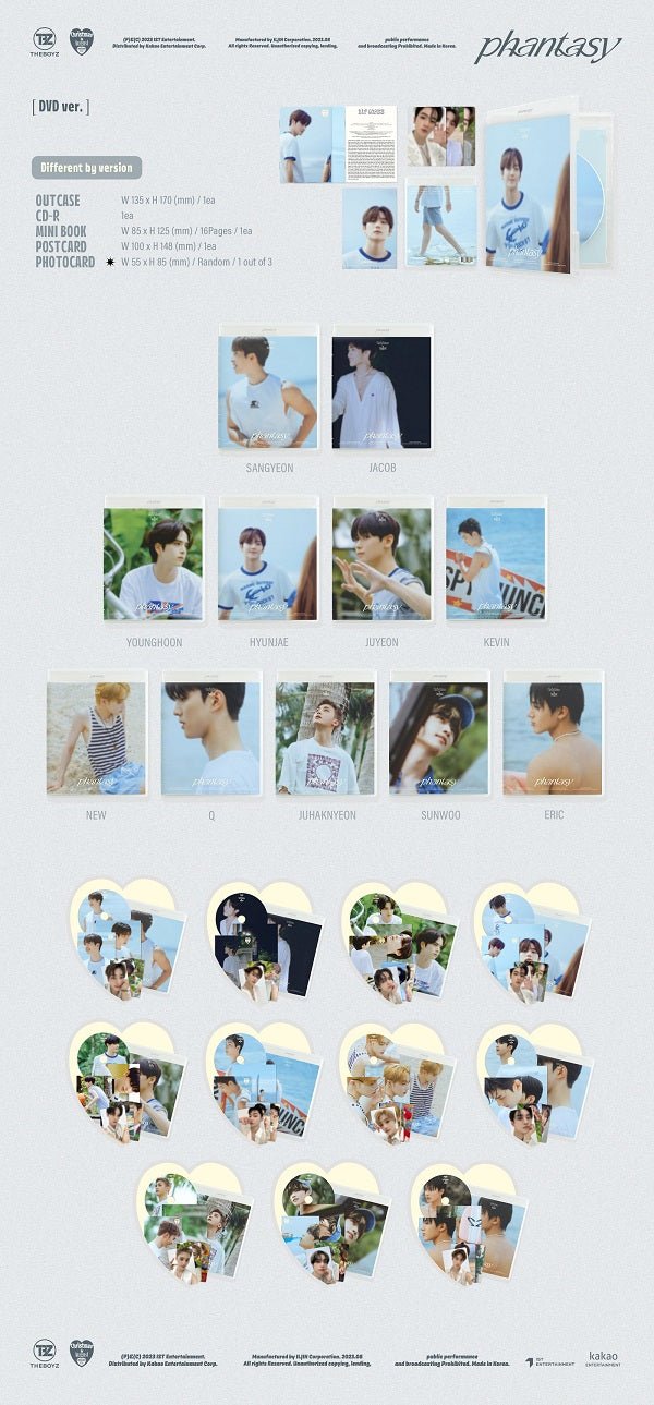 THE BOYZ 2nd Album Part.1 PHANTASY_Christmas in August (DVD Version) – album (Sangyeon / / ) | HobiEgo