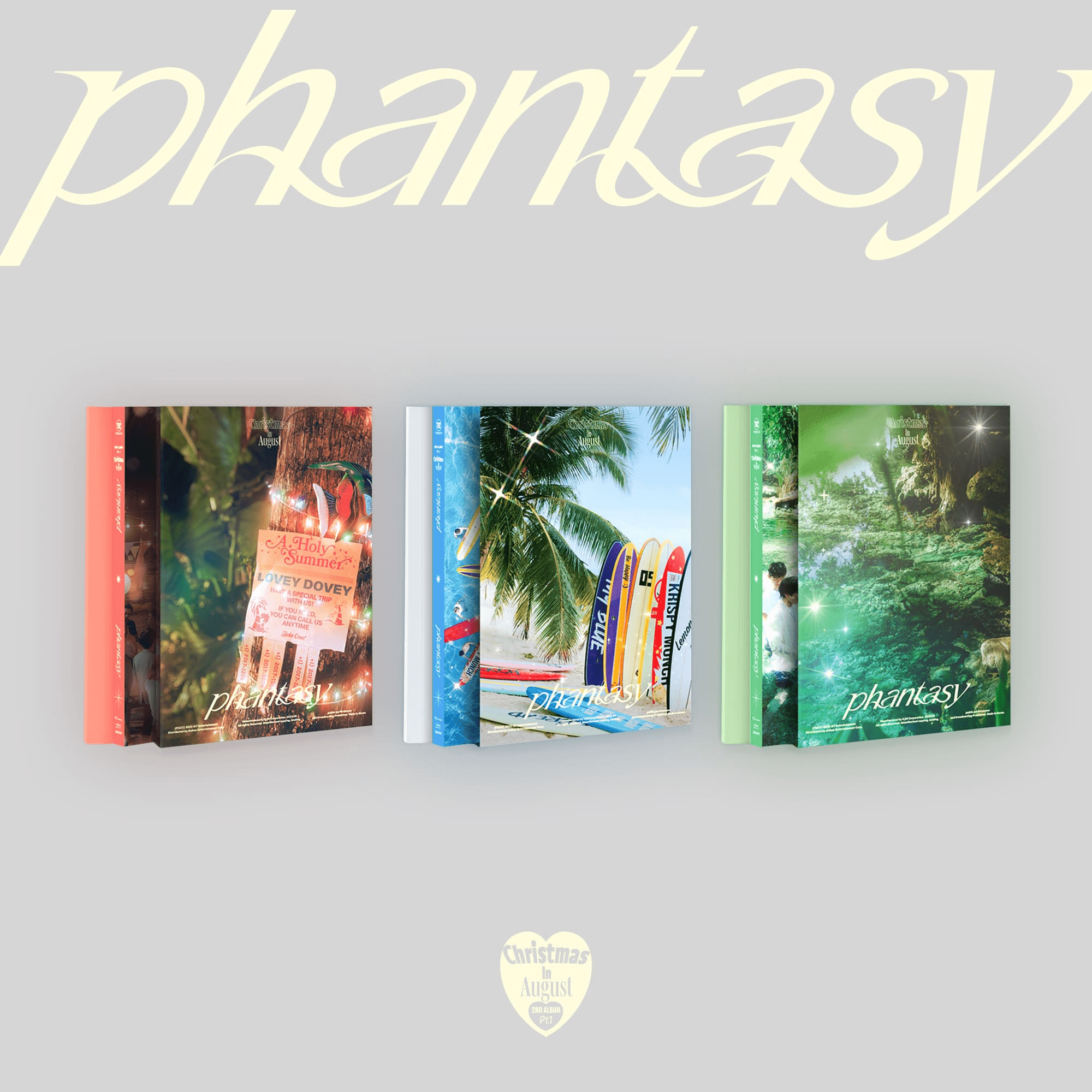 THE BOYZ 2nd Album Part.1 PHANTASY Christmas in August – album (Holiday (RED) / / ) | HobiEgo