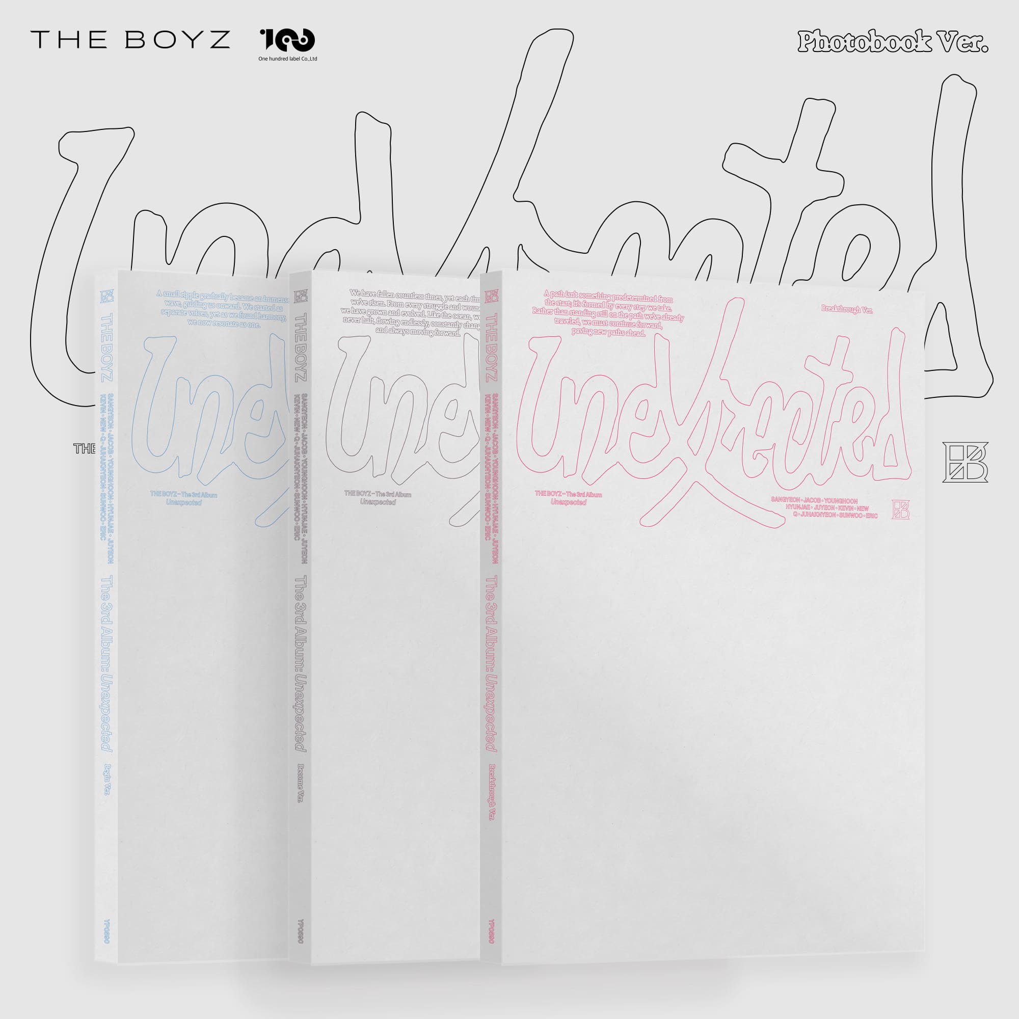 THE BOYZ 3rd Full Album Unexpected – album (Begin (BLUE) / / ) | HobiEgo