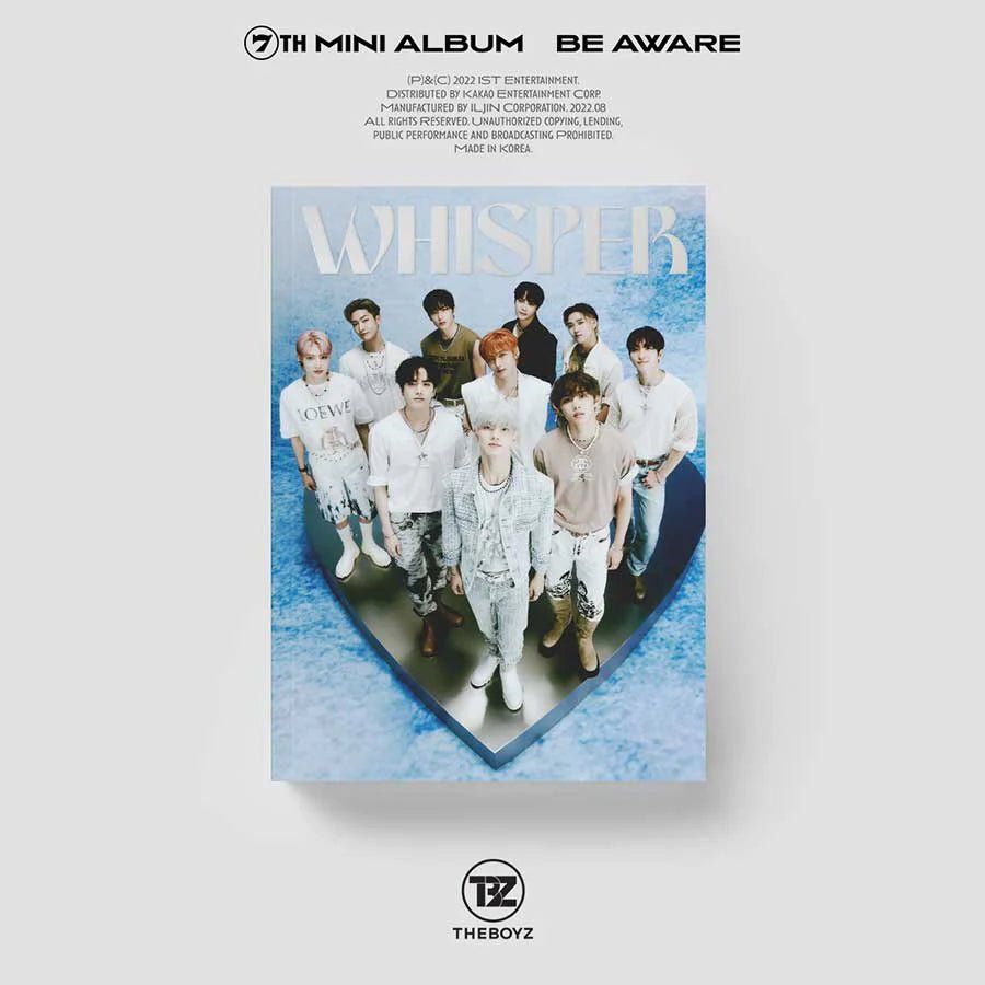 THE BOYZ 7th Mini Album BE AWARE – album (DENIAL (BLUE) / / ) | HobiEgo