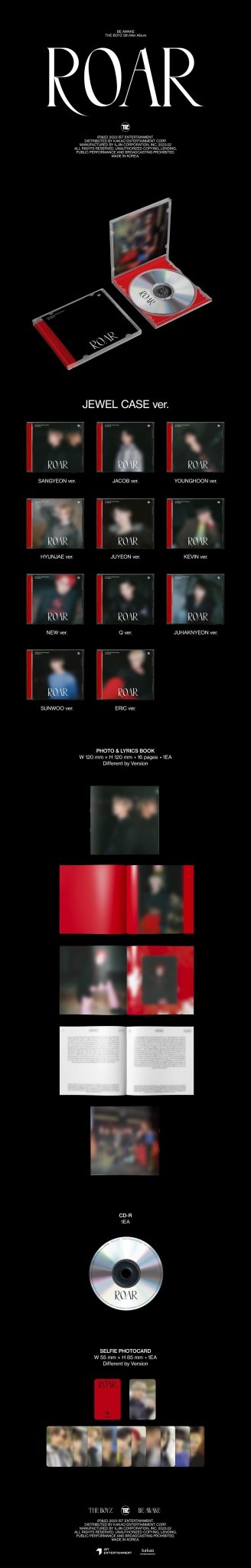 THE BOYZ 8th Mini Album BE AWAKE (Jewel Version) – album (Sangyeon / / ) | HobiEgo