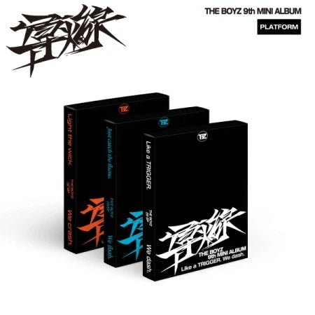 THE BOYZ 9th Mini Album Trigger (Platform Version) – album (Flash (BLUE) / / ) | HobiEgo