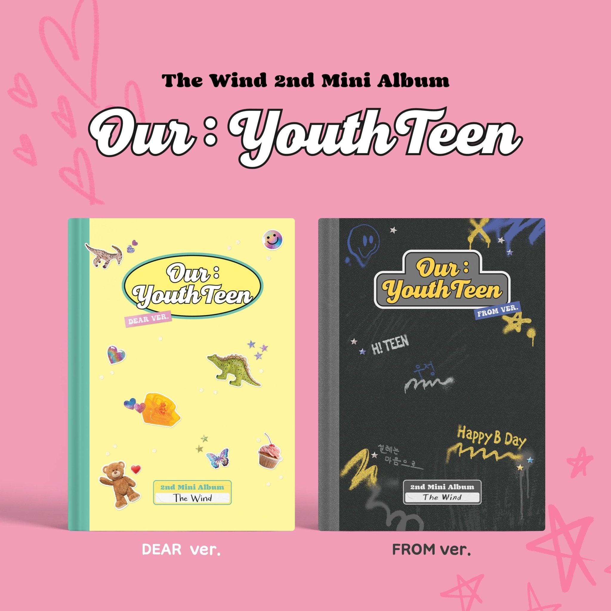 The Wind 2nd Mini Album Our: Youth Teen – album (Dear (YELLOW) / / ) | HobiEgo