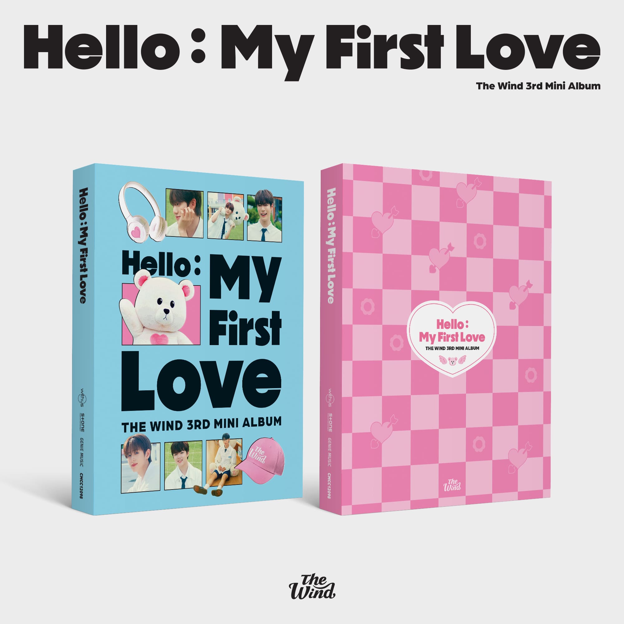 The Wind 3rd Mini Album Hello : My First Love – album (Boy Version / / ) | HobiEgo