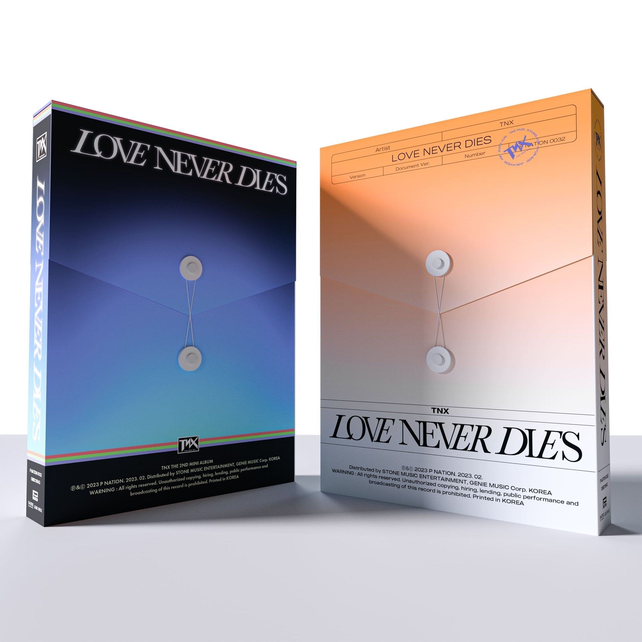 TNX 2nd MINI Love Never Dies – album (Document (ORANGE) / / ) | HobiEgo