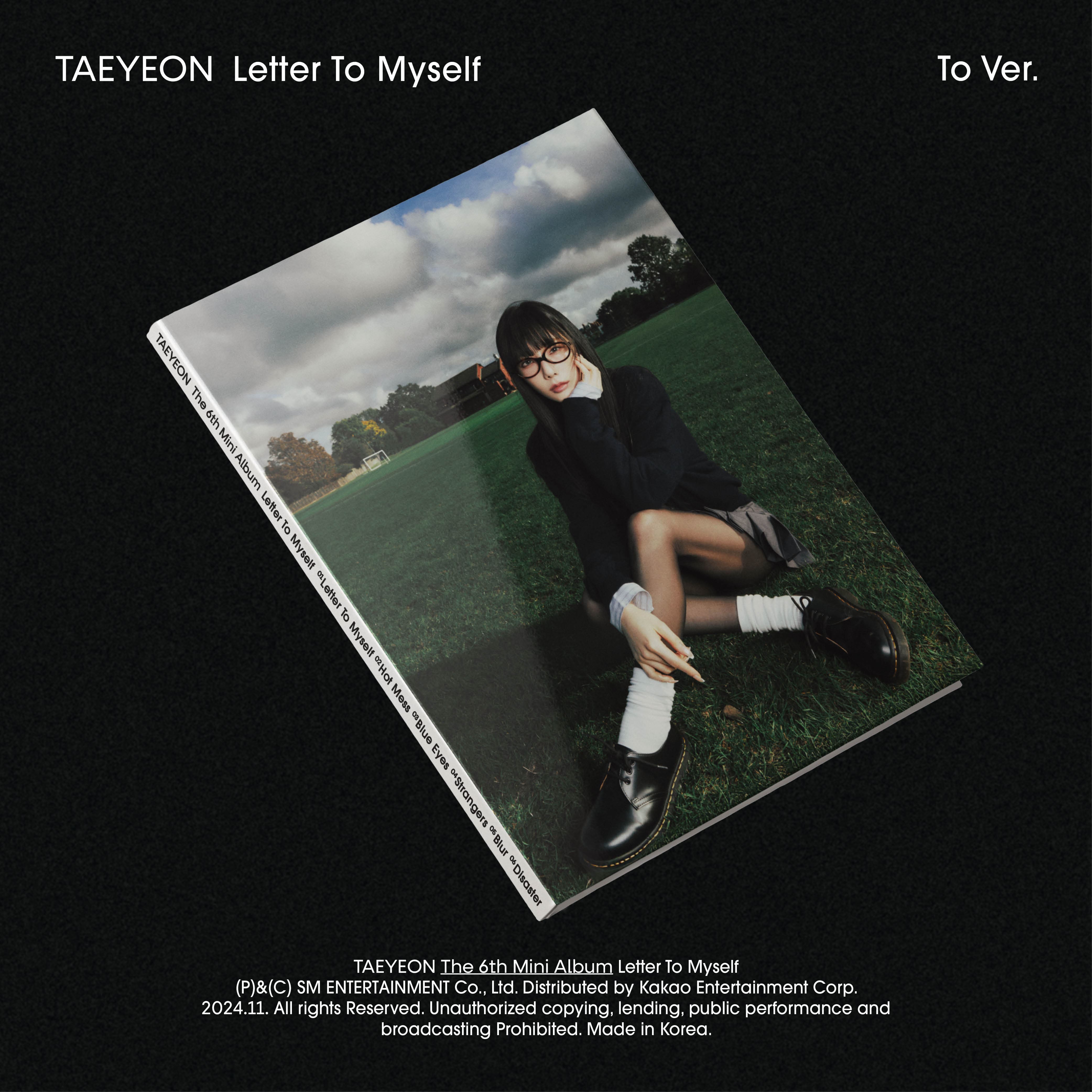 PRE-ORDER TAEYEON 6th Mini Album Letter To Myself (To Version)