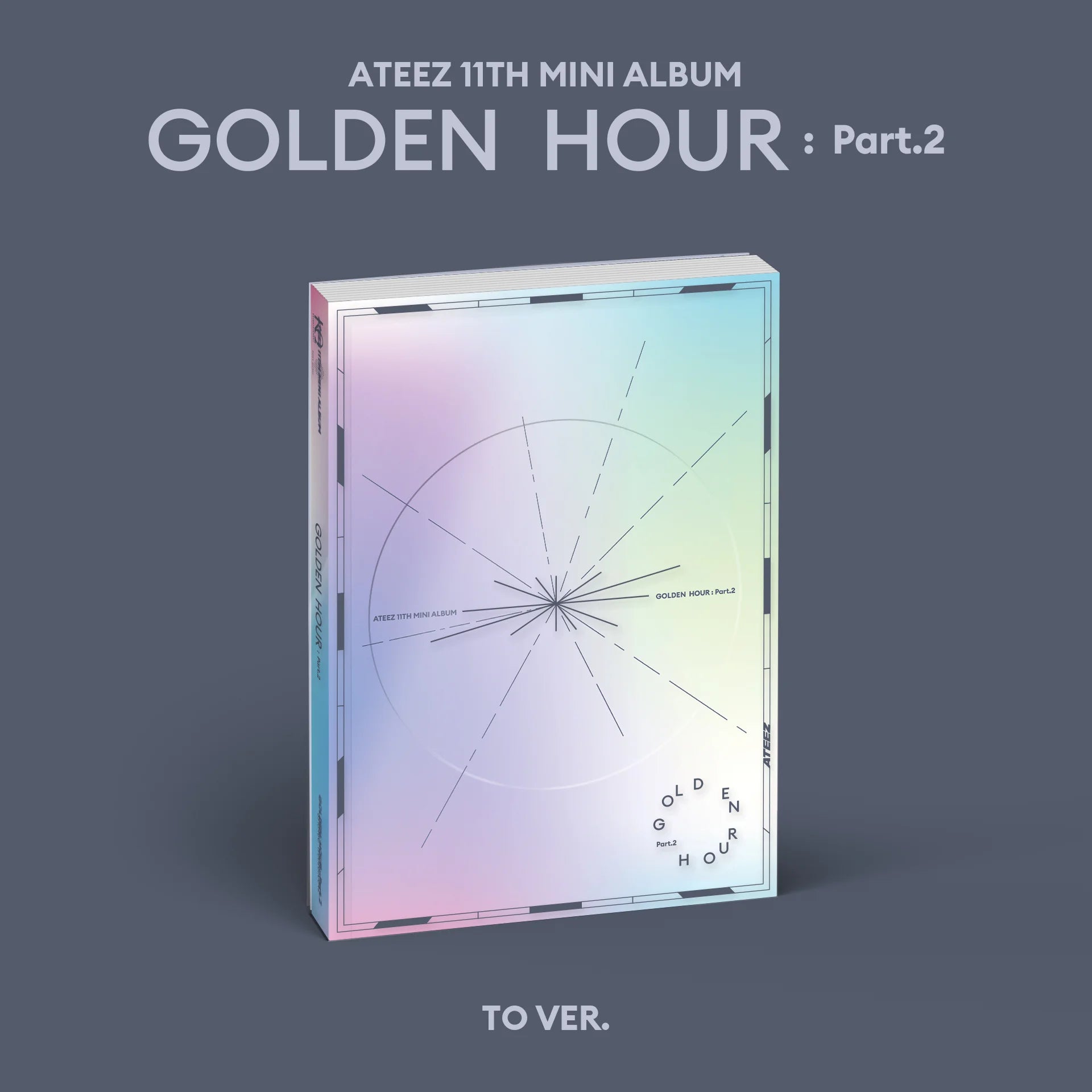 PRE-ORDER ATEEZ 11th Mini Album GOLDEN HOUR : Part.2 + Sound Wave POB