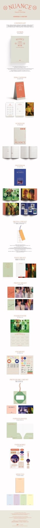 TOMORROW X TOGETHER 2024 Season's Greetings + Weverse Gift – Season's Greetings ( / / ) | HobiEgo