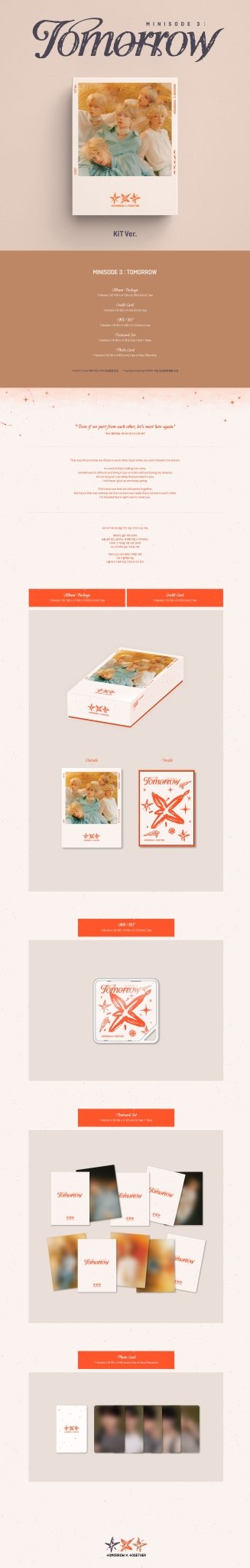 TOMORROW X TOGETHER 6th Mini Album minisode 3: TOMORROW (KiT Version) – album ( / / ) | HobiEgo