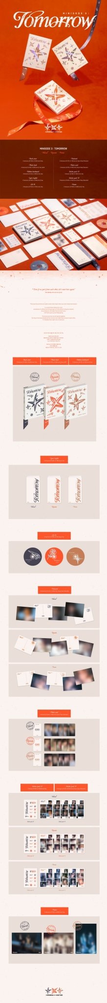 TOMORROW X TOGETHER 6th Mini Album minisode 3: TOMORROW – album (Ethereal (BLUE) / / ) | HobiEgo
