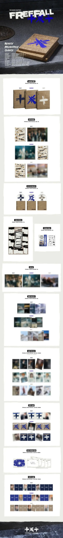 TOMORROW X TOGETHER The Name Chapter: FREEFALL (Standard Version) – album (Reality (NAVY) / / ) | HobiEgo