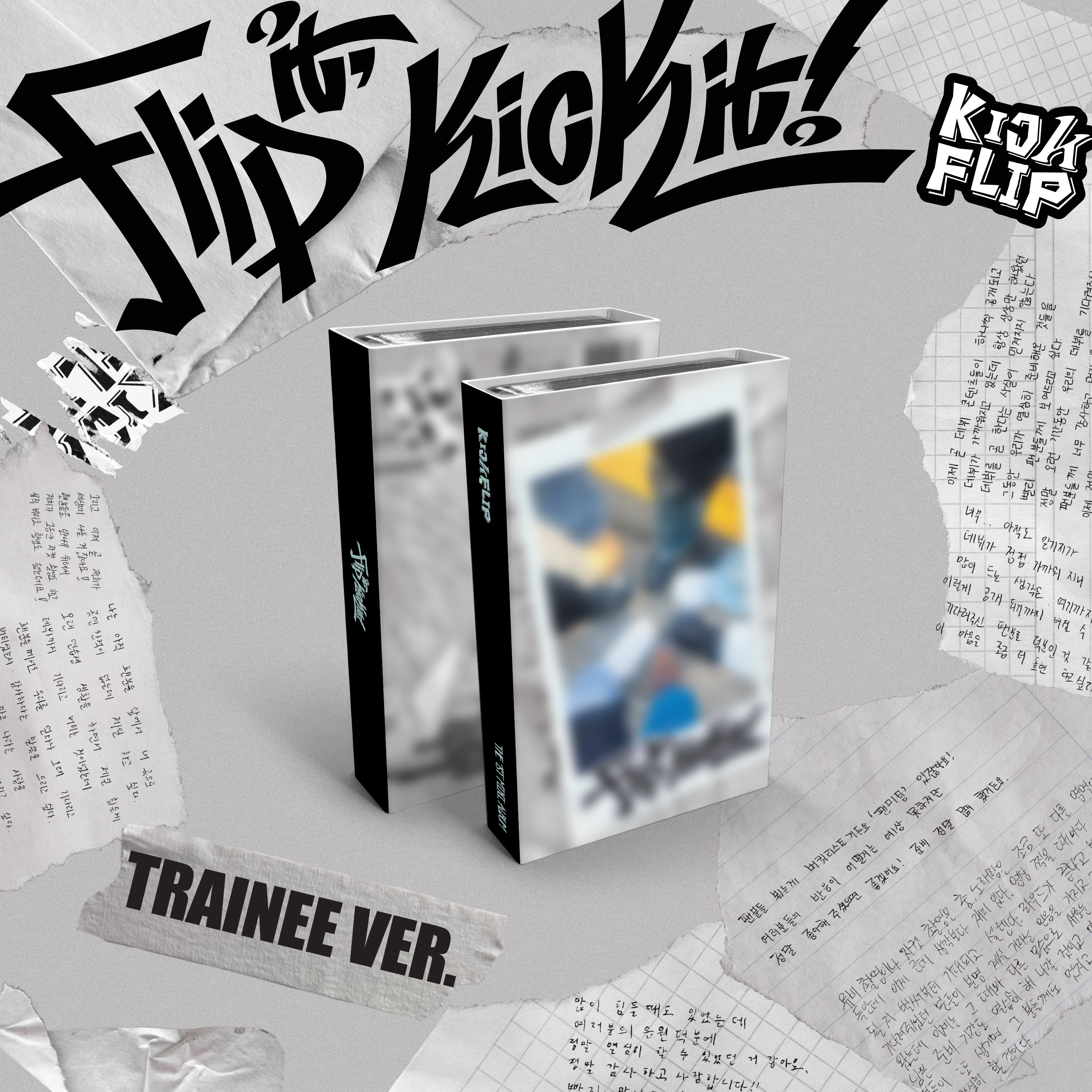 PRE-ORDER KickFlip 1st Mini Album Flip It, Kick It! (Trainee Version)