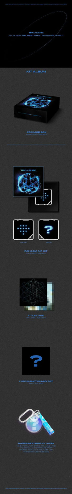 TREASURE 1st Mini Album THE FIRST STEP: Treasure Effect KiT Version – album ( / / ) | HobiEgo