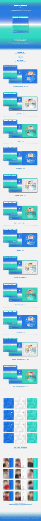 TREASURE 1st Mini THE SECOND STEP : CHAPTER ONE (Digipack Version) – album (Choi Hyunsuk / / ) | HobiEgo