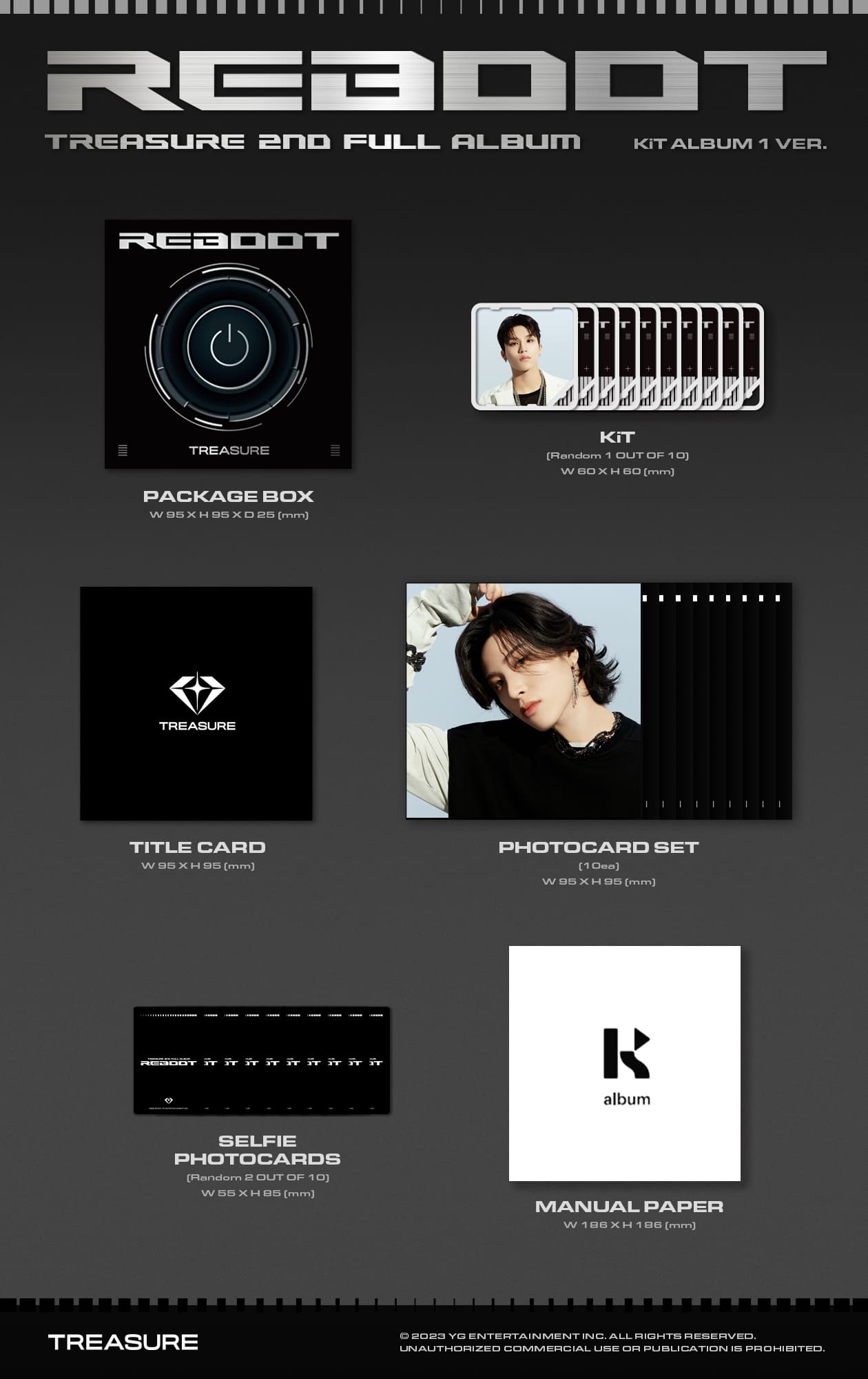 TREASURE 2nd Full Album REBOOT KIHNO KiT – album ( / / ) | HobiEgo