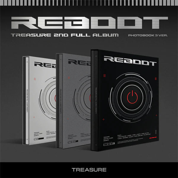 TREASURE 2nd Full Album REBOOT – album (1 (BLACK) / / ) | HobiEgo