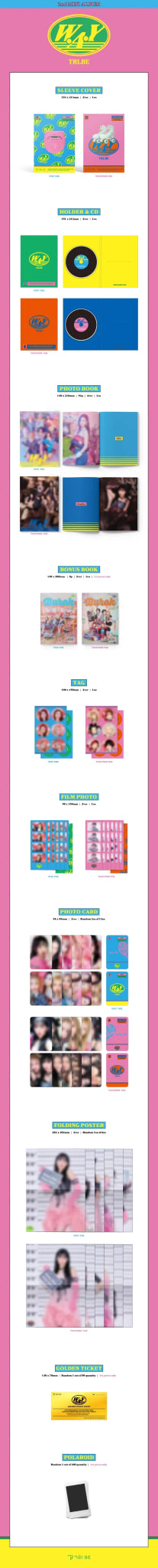 TRI.BE 2nd Mini Album W.A.Y – album (Stay (BLUE) / / ) | HobiEgo
