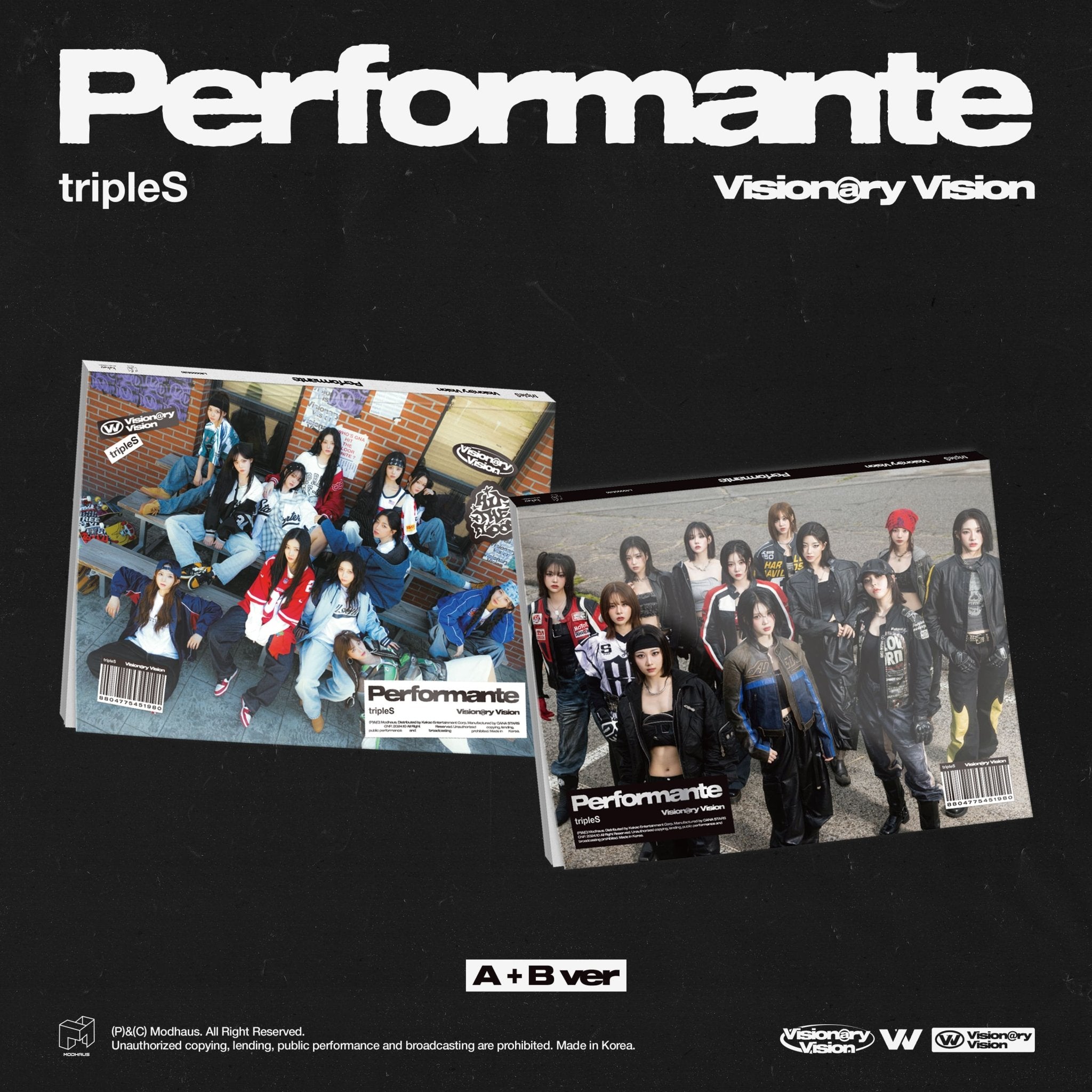 tripleS Visionary Vision 1st Full Album Performante – album 8804775451980 (A / / ) | HobiEgo K - pop Shop