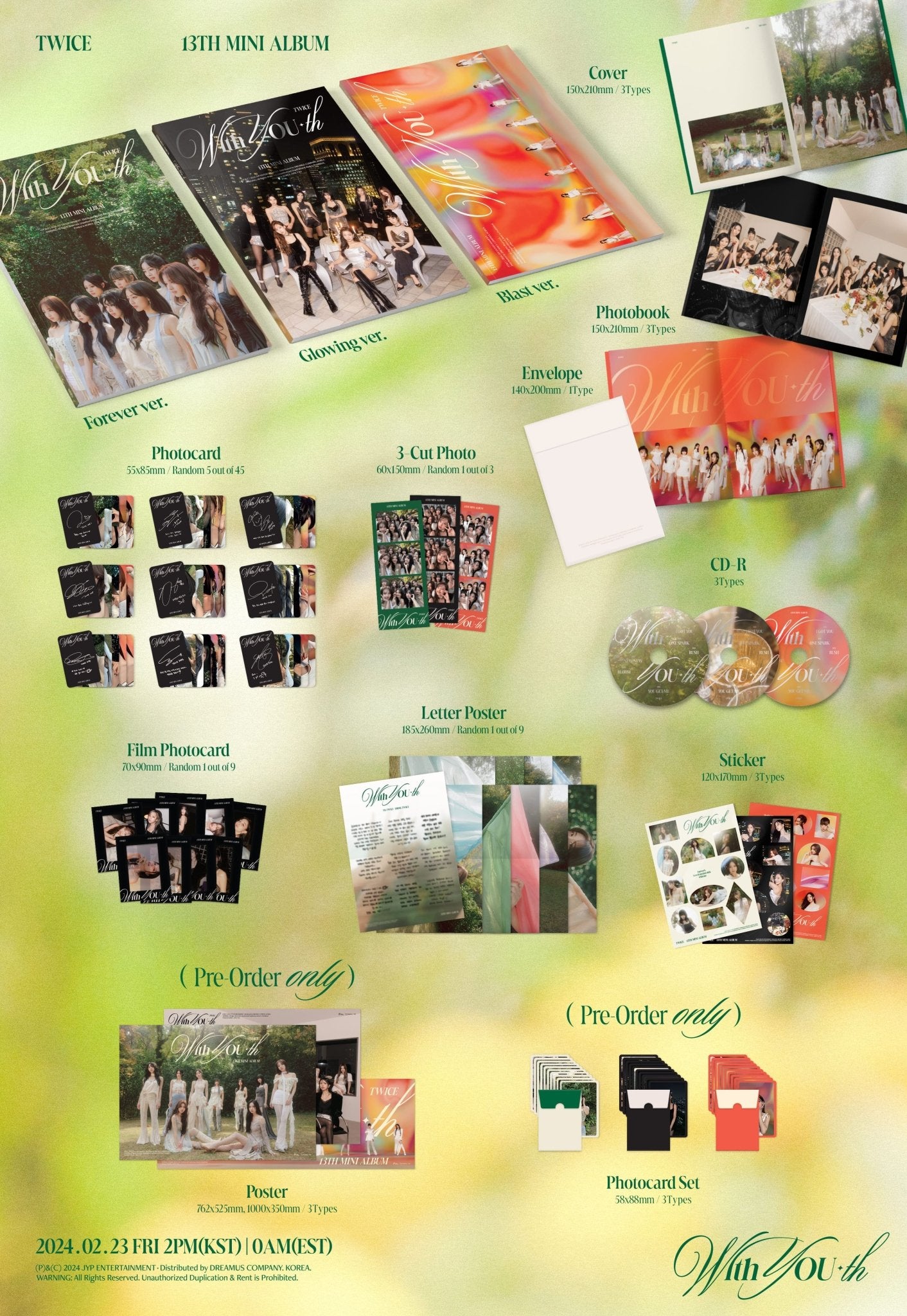 TWICE 13th Mini Album With YOU - th – album (Forever / / ) | HobiEgo