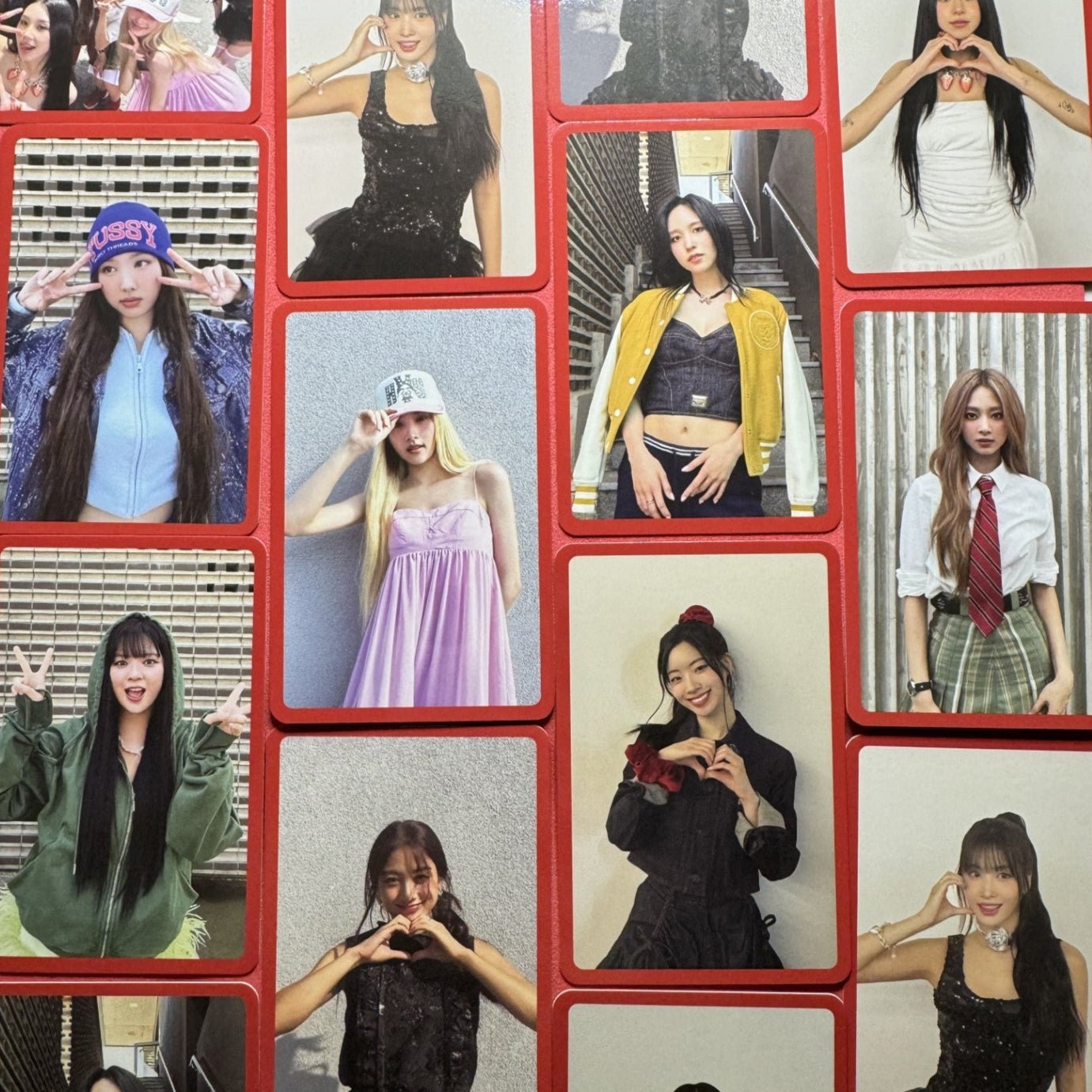 TWICE 14th Mini Album STRATEGY Photocard Set – Photocards (Step 1 (RED) / / ) | HobiEgo