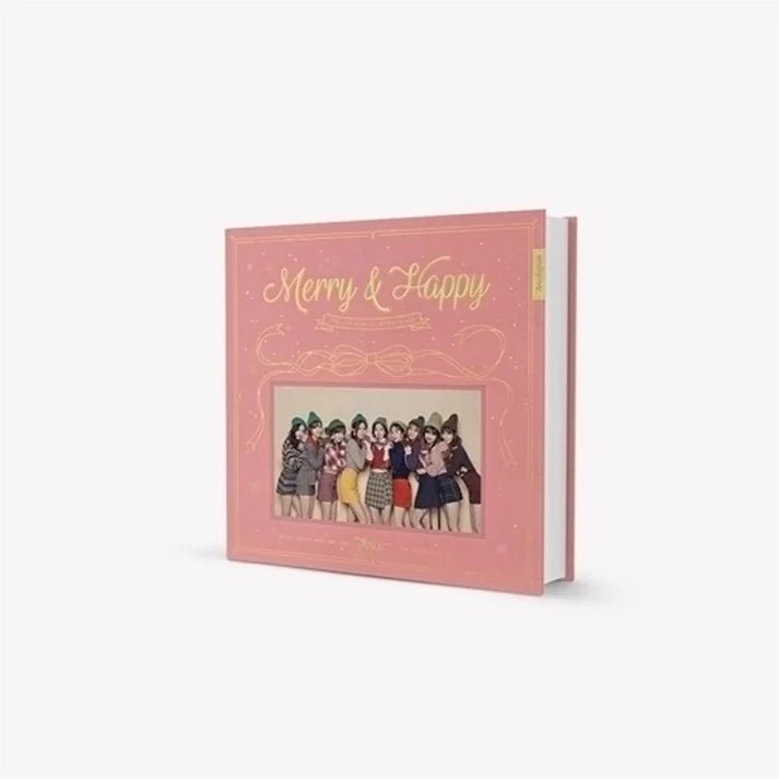 TWICE 1st Album Merry & Happy Repackage Version – album (Happy (PINK) / / ) | HobiEgo