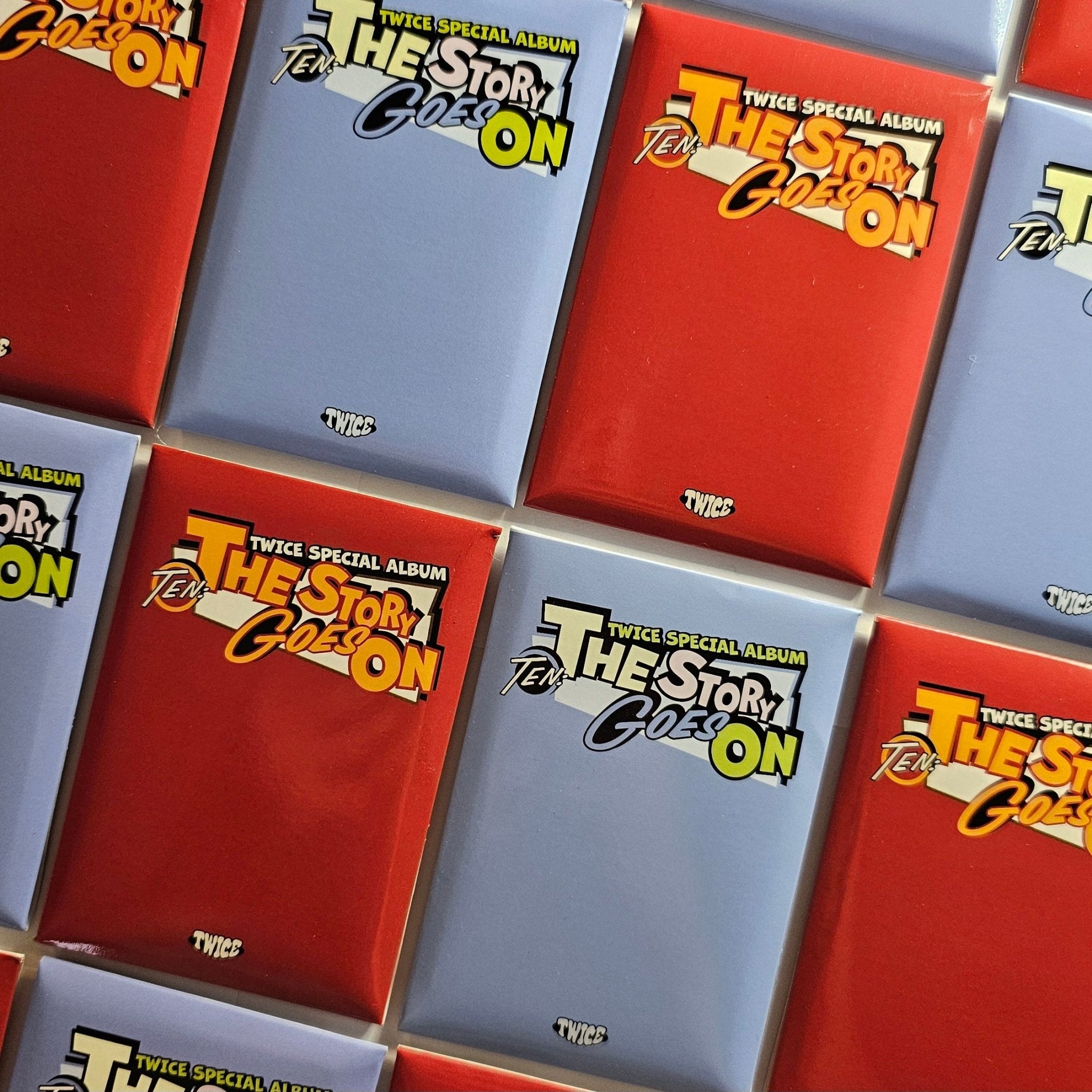 TWICE Special Album TEN: The Story Goes On Photocard Set – photocard (Cast (RED) / / ) | HobiEgo