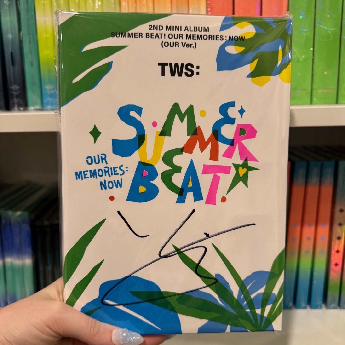 TWS 2nd Mini Album SUMMER BEAT! (Signed Edition) Random Member – album (OUR (GREEN) / / ) | HobiEgo
