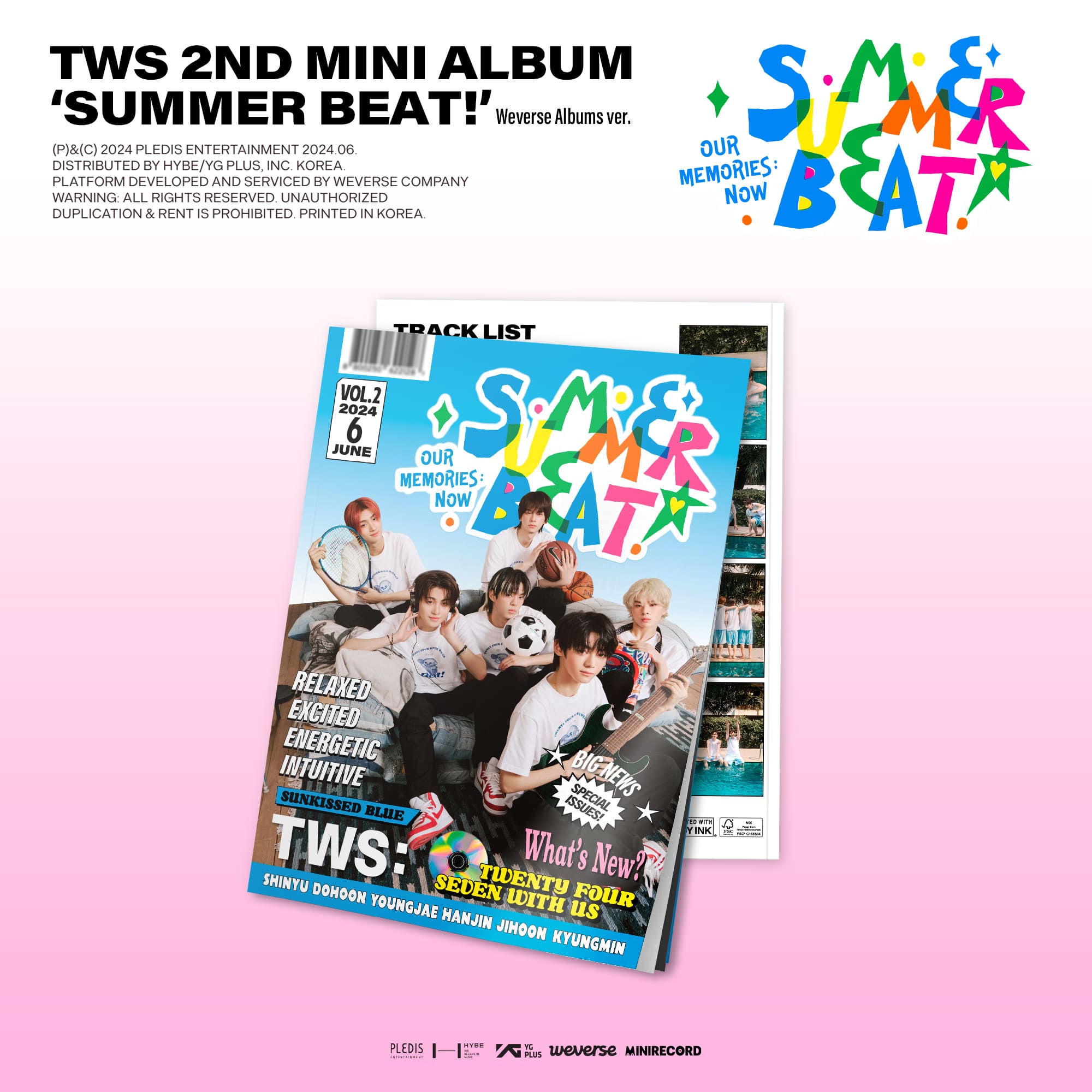 TWS 2nd Mini Album SUMMER BEAT! (Weverse Album Version) – album ( / / ) | HobiEgo