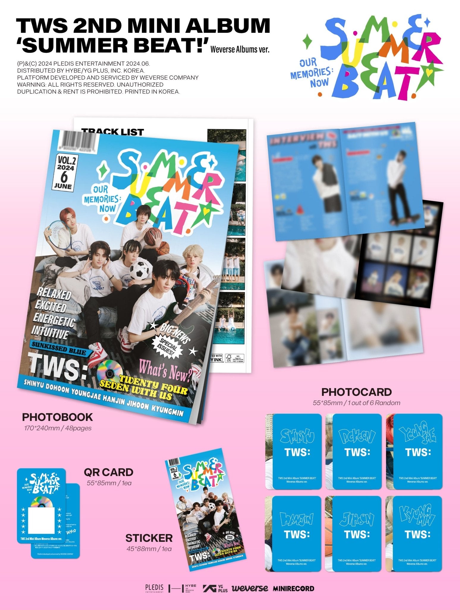 TWS 2nd Mini Album SUMMER BEAT! (Weverse Album Version) – album ( / / ) | HobiEgo