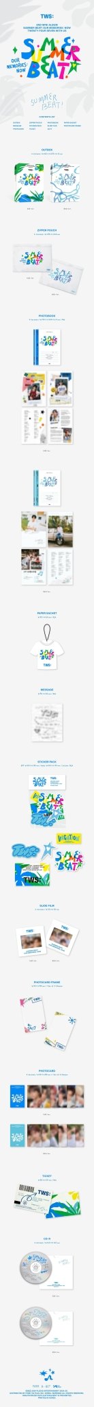 TWS 2nd Mini Album SUMMER BEAT! – album (OUR (GREEN) / / ) | HobiEgo
