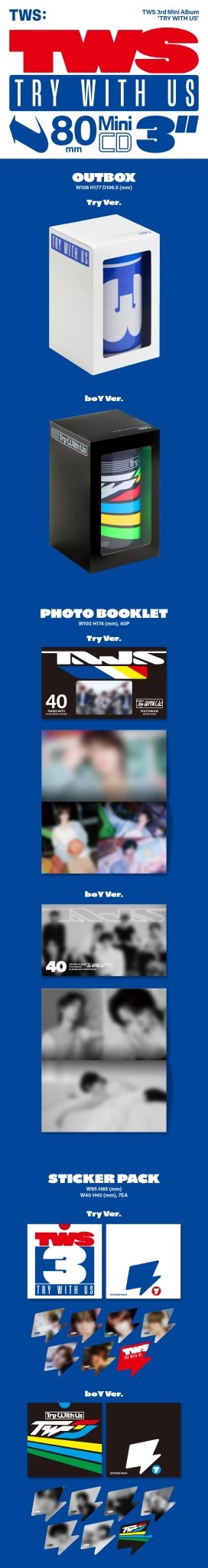 TWS 3rd Mini Album TRY WITH US – album (Try / / ) | HobiEgo