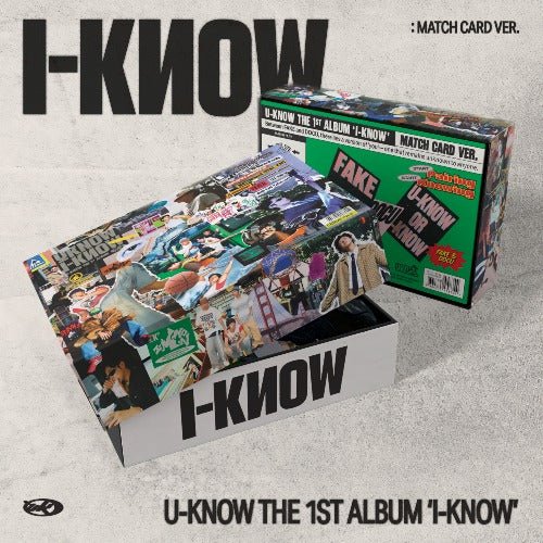 U - KNOW 1st Full Album I - KNOW (Match Card Smart Album) – album 8804775458354 ( / / ) | HobiEgo