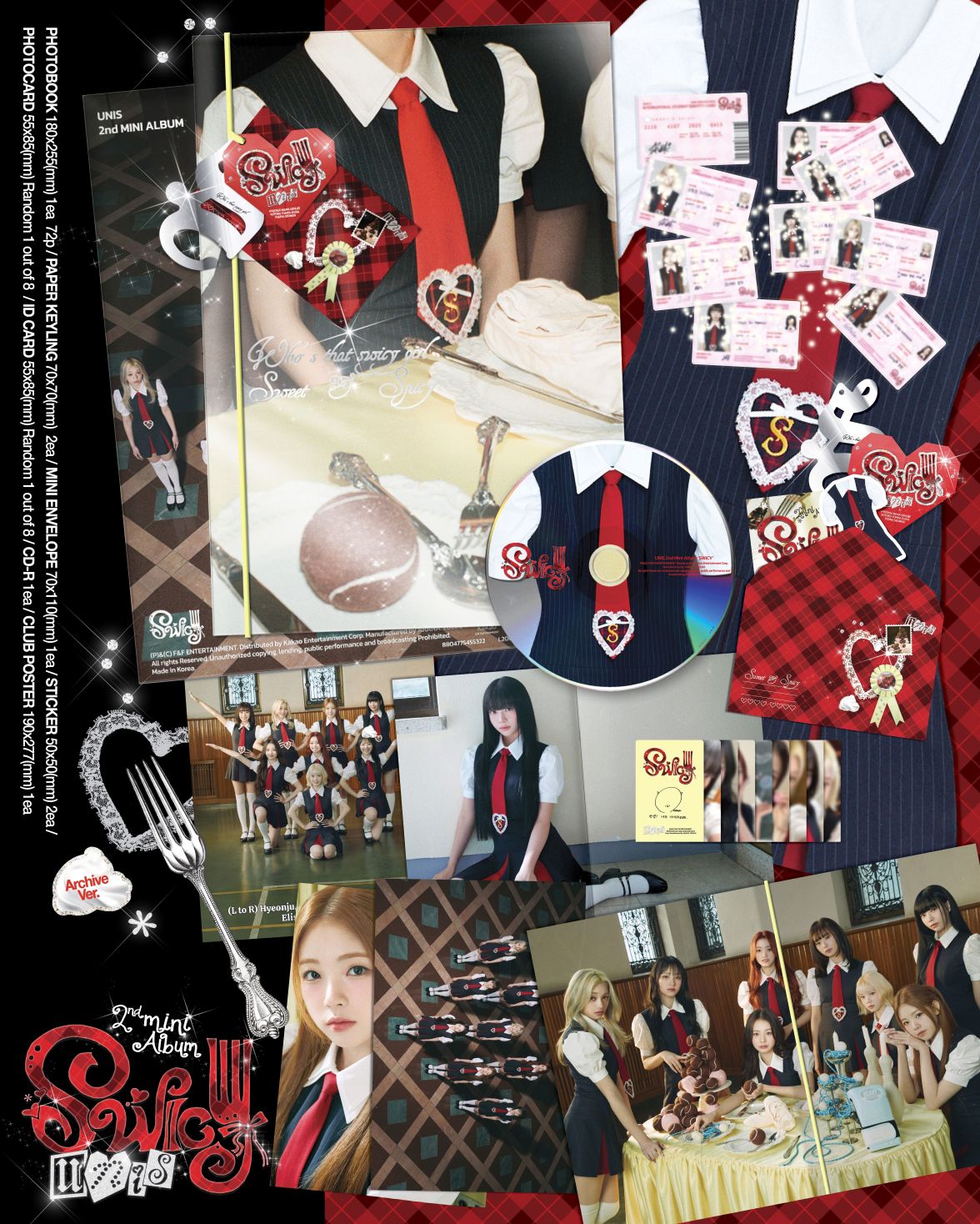 UNIS 2nd Mini Album SWICY (Archive Version) – album ( / / ) | HobiEgo