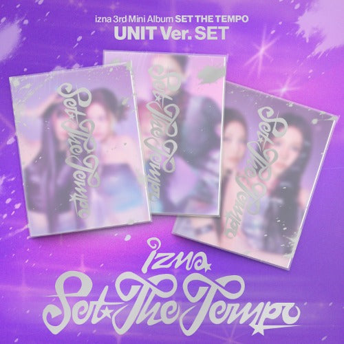 Pre-Order izna 3rd Mini Album SET THE TEMPO  Unit Version Random