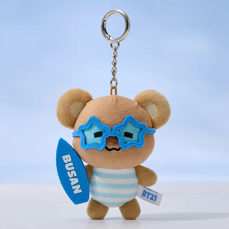 BT21 Busan Vacation Doll Keyring