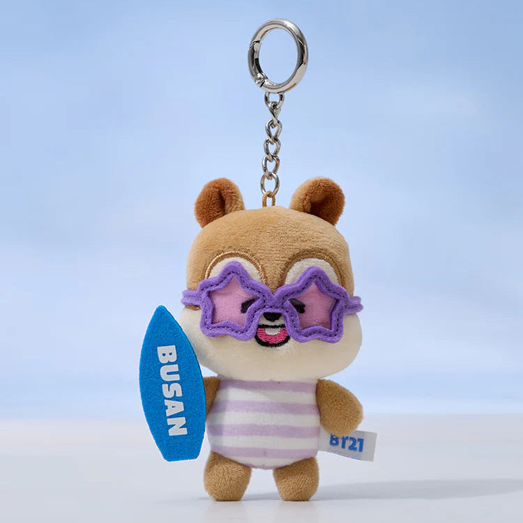 BT21 Busan Vacation Doll Keyring