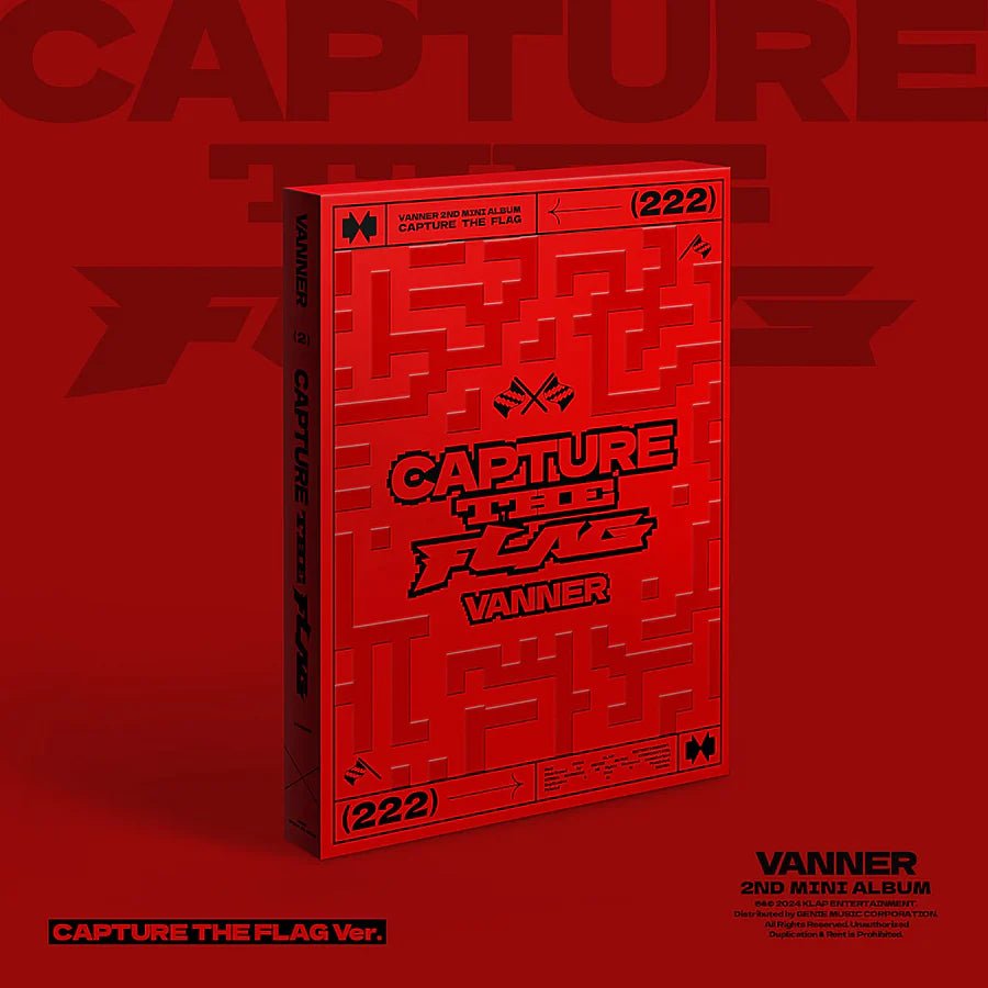 VANNER 2nd Mini Album CAPTURE THE FLAG – album (CAPTURE THE FLAG (Red) / / ) | HobiEgo