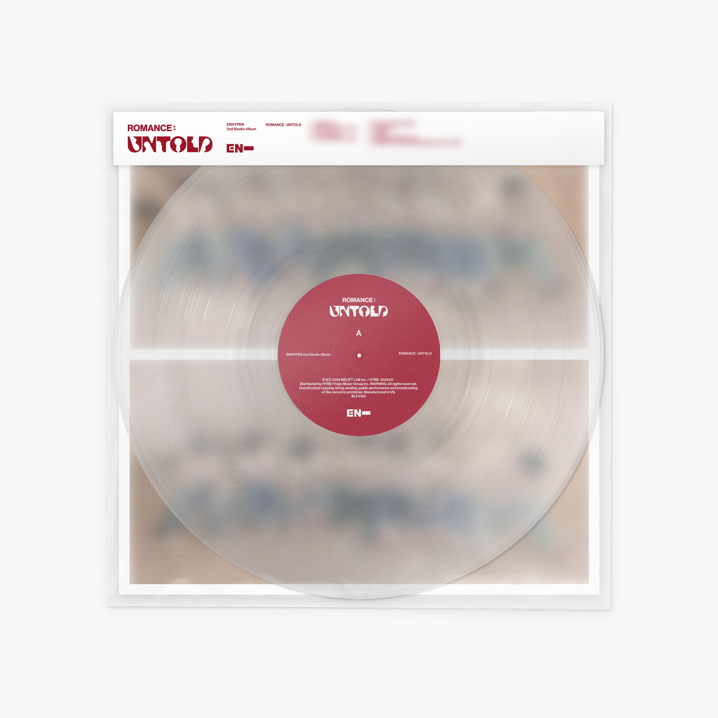 ENHYPEN 2nd Album ROMANCE : UNTOLD (Vinyl Version)