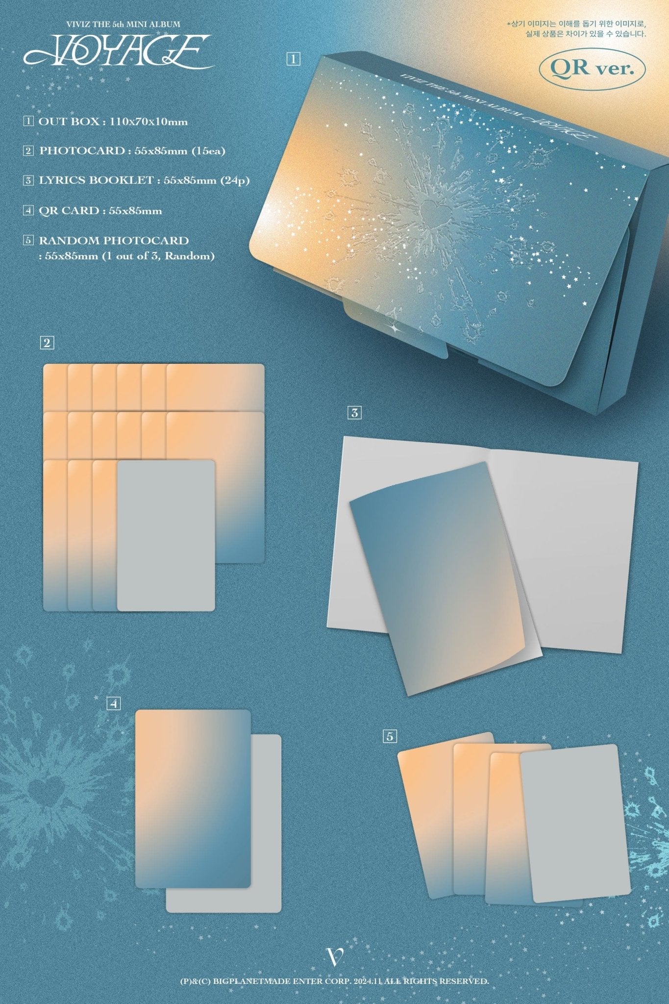 VIVIZ 5th Mini Album VOYAGE (QR Version) – album ( / / ) | HobiEgo
