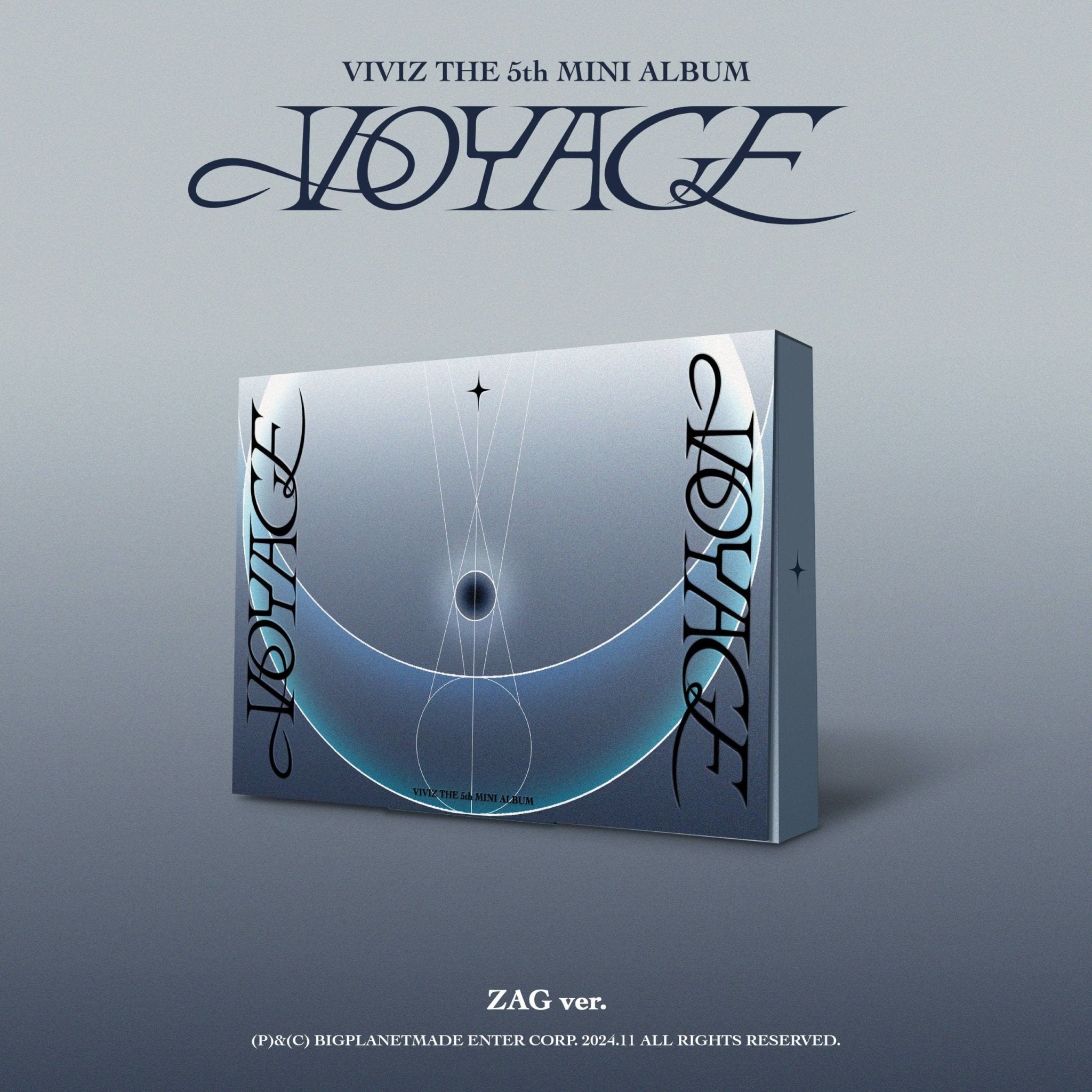 VIVIZ 5th Mini Album VOYAGE Random Version – album (ZAG (Blue) / / ) | HobiEgo
