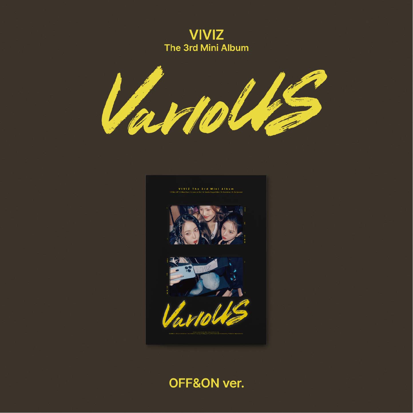 VIVIZ The 3rd Mini Album VarioUS (Photobook Version) – Photo Book (OFF&ON / / ) | HobiEgo
