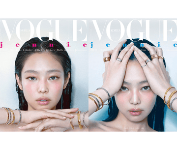 VOGUE 2024.MAY COVER : BLACKPINK JENNIE MAGAZINE – magazines (A (GOLD) / / ) | HobiEgo