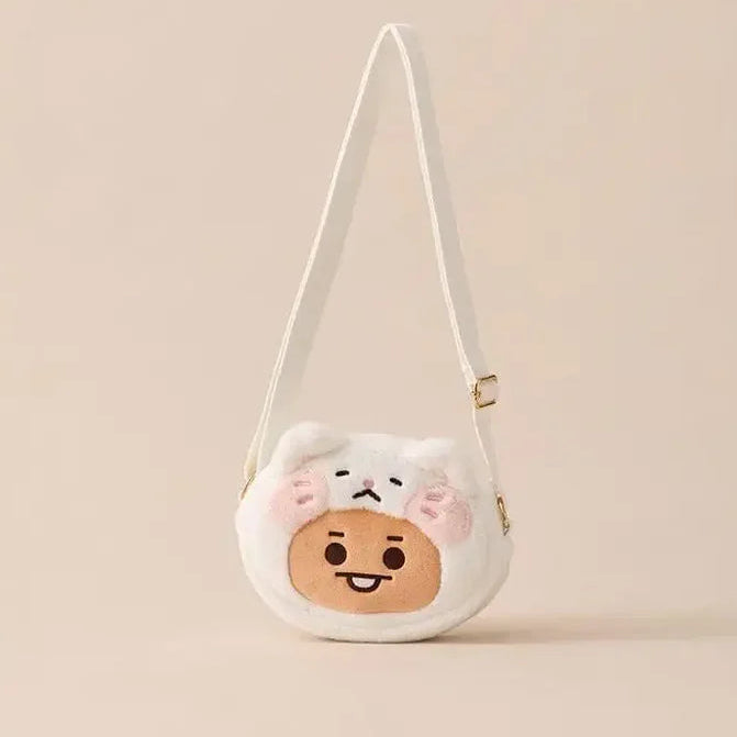 BT21 BABY Fluffy Face Doll Crossbody Bag