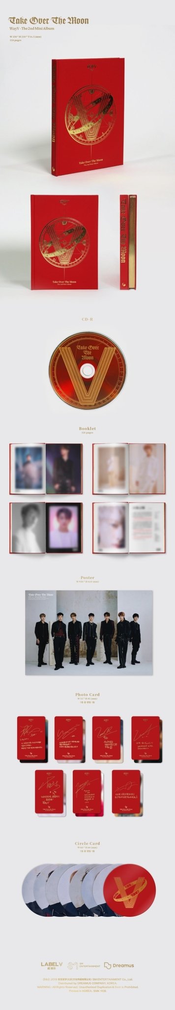 WayV 2nd mini Album Take Over The Moon – album ( / / ) | HobiEgo